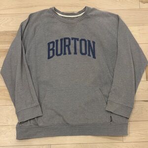 Burton Men's Gray Crewneck Sweater